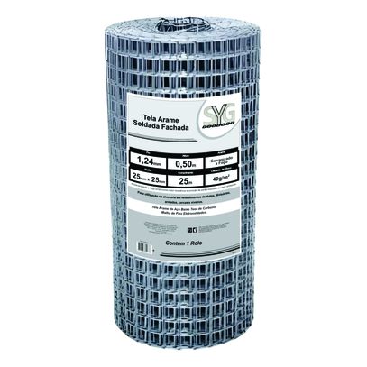 TELA GALV FOGO FACHADA F1,24(25X25) 1,0x25m SYG