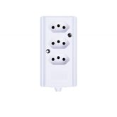 TOMADA BARRA NBR 3P 20A(3x)TRIPLA BRANCA INTERNEED