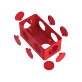 CONDULETE CAIXA 7 ENT 1/2 3/4 VERMELHO INPOL