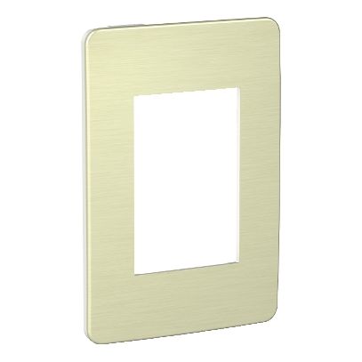 ORION PLACA 4x2 3MOD AUR GOLD ALUM S733103649