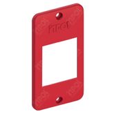 CONDULETE PLACA P/2 TECLA 3/4 VERMELHO INPOL