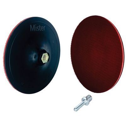 DISCO BORRACHA PLUMA 4.1/2 C/ ADAP MISTER