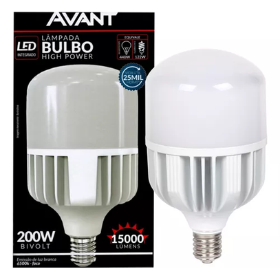 LAMP LED 200W 6500K 15000lm T160 E40 BIV AVANT