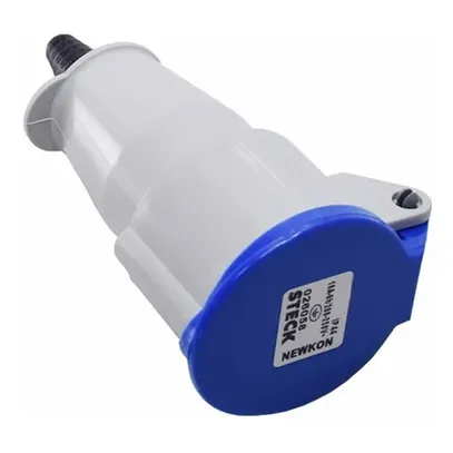TOMADA ACOPLA NEWKON 3P+T 32A 200/250V 9H AZ N4259
