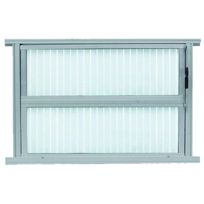 BASCULANTE ALUMINIO BRANCO 40x40 ALUMASA