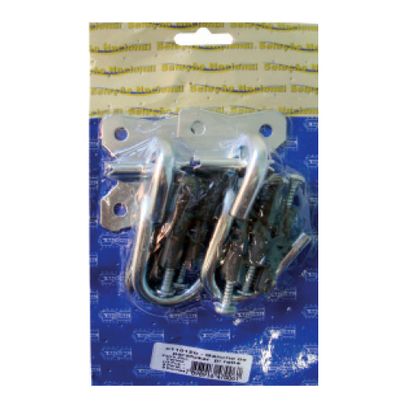 GANCHO REDE ZINC PARAF (2PC) NACIONAL.